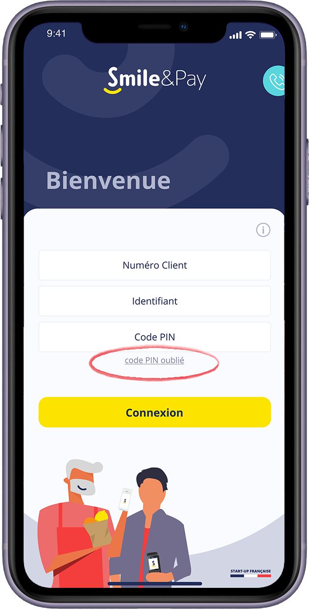 Code PIN oublié comment faire ? Smile&Pay Support
